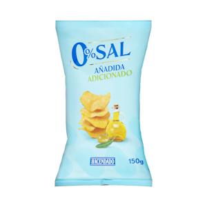 Patatas fritas 0% sal añadida en aceite de oliva virgen