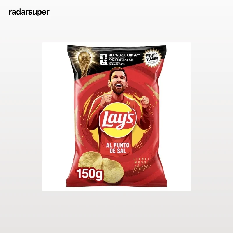 Patatas fritas al punto de sal Lay's sin gluten 150 g.
