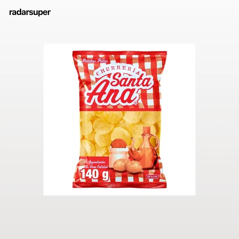 Patatas fritas churrería Santa Ana sin gluten 140 g.
