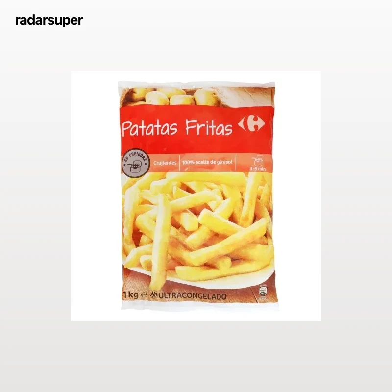 Patatas fritas clásicas Carrefour 1 kg.