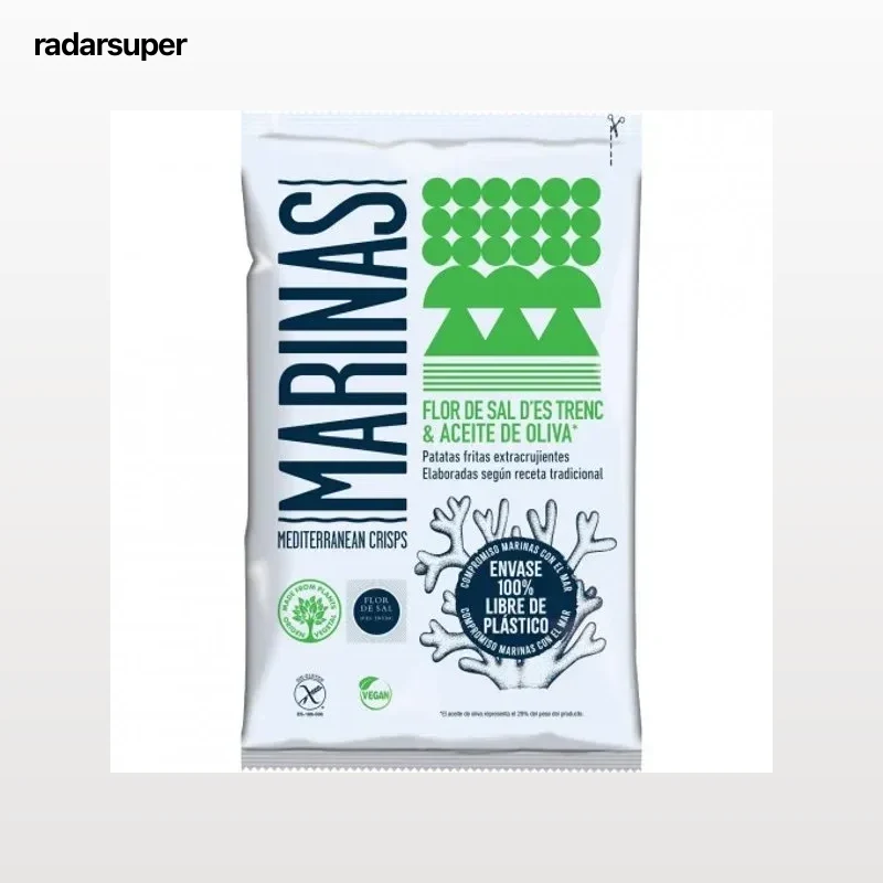 Patatas fritas en aceite de oliva MARINAS, bolsa 135 g
