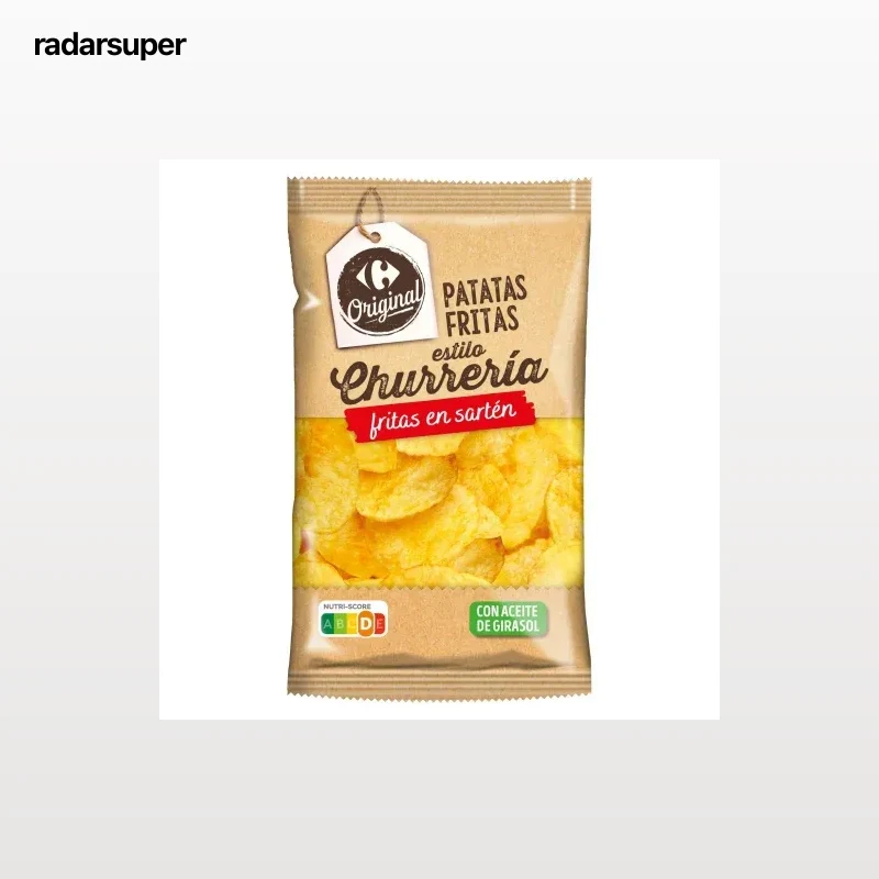 Patatas fritas estilo churrería Original Carrefour 150 g.