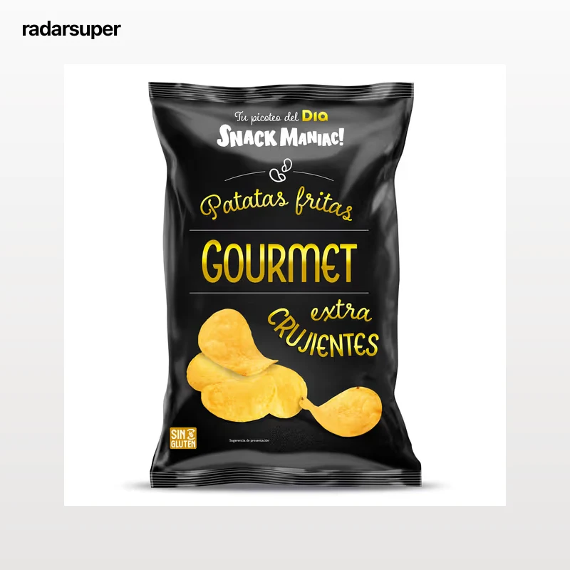 Patatas fritas gourmet extra crujientes Dia Snack Maniac 150 g