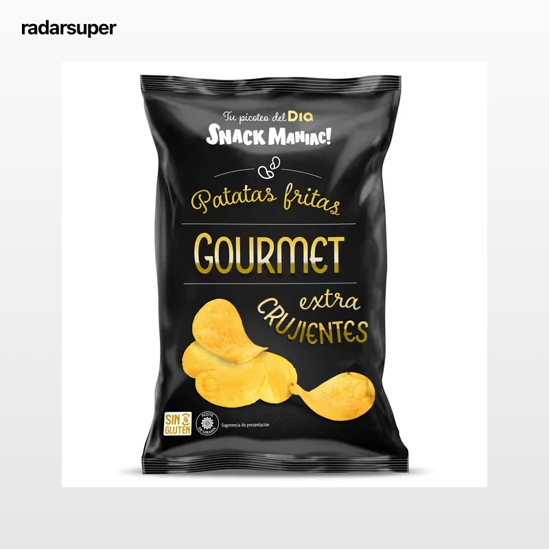 Patatas fritas gourmet extra crujientes Dia Snack Maniac 40 g