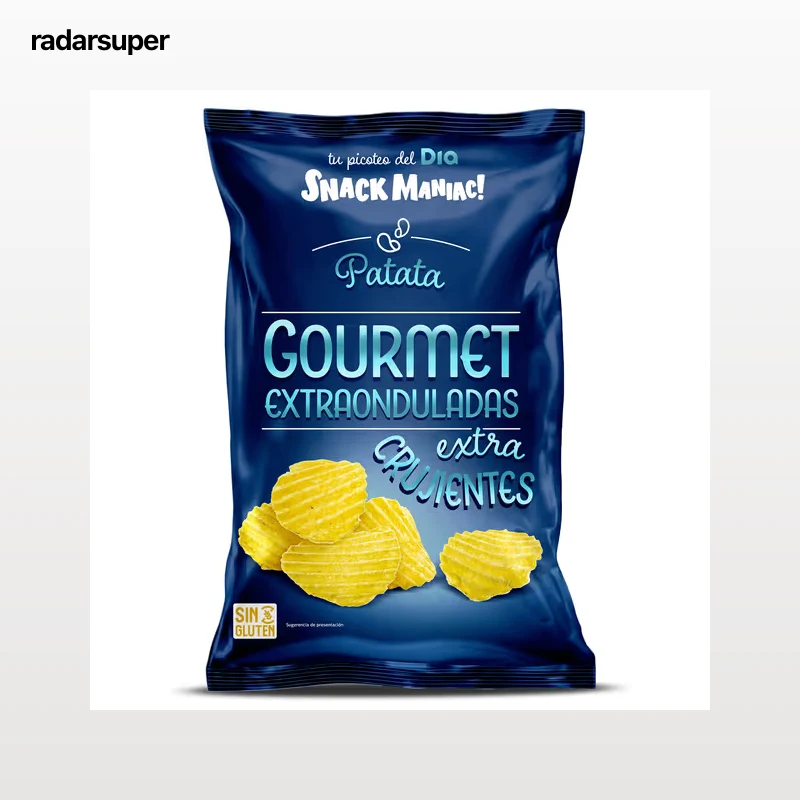 Patatas fritas gourmet extraonduladas Dia Snack Maniac 150 g