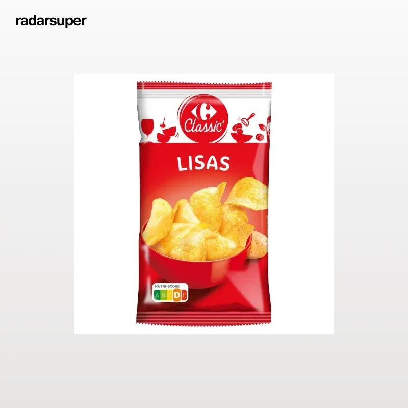 Patatas fritas lisas Classic Carrefour 170 g.