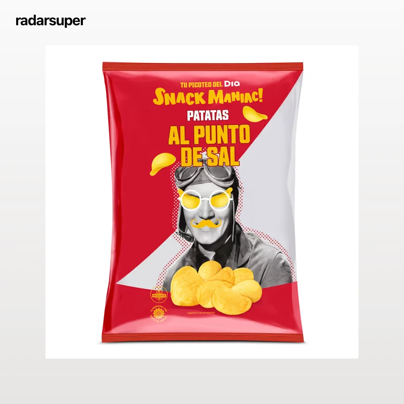 Patatas fritas al punto de sal Dia Snack Maniac 200 g
