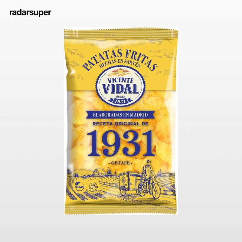 Patatas Fritas Receta 1931 Vicente Vidal Madrid 150g