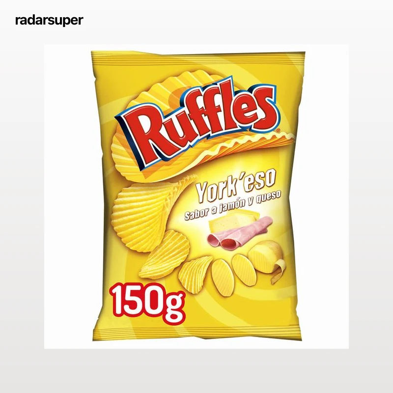 Patatas fritas Ruffles 150g york-queso