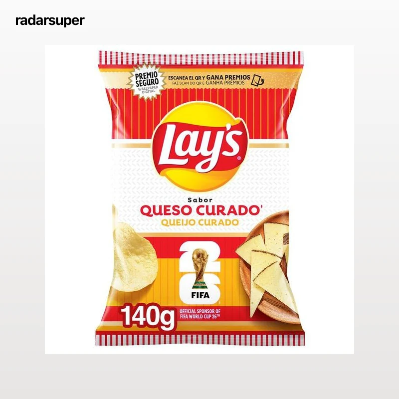 Patatas fritas con sabor a queso curado Lay's 140g