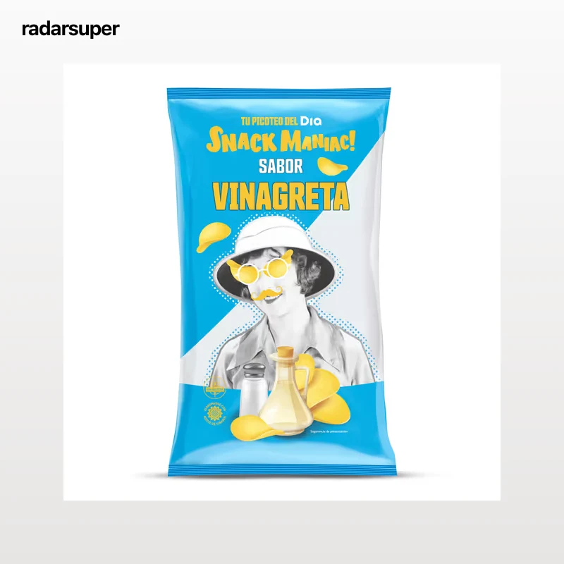 Patatas fritas sabor vinagreta Dia Snack Maniac 130 g