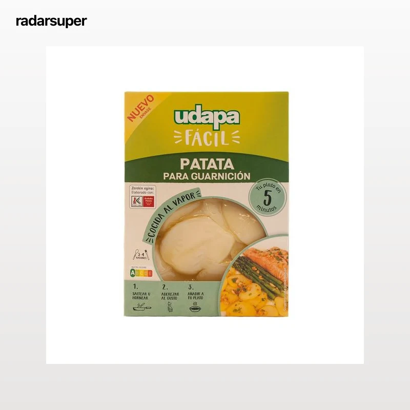 Patatas para guarnición UDAPA FÁCIL 450 g.
