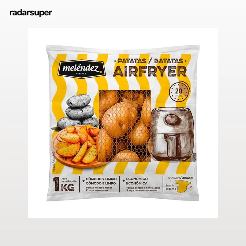 PATATAS MELÉNDEZ Patata especial para air fryer 1 kg.