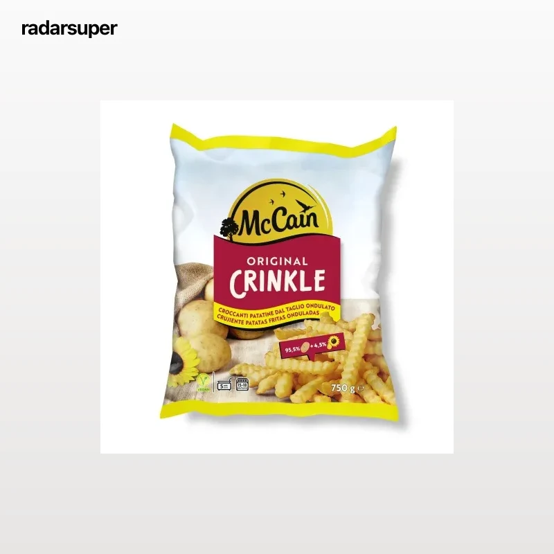 Patatas Original Crinkle McCain 750 g.