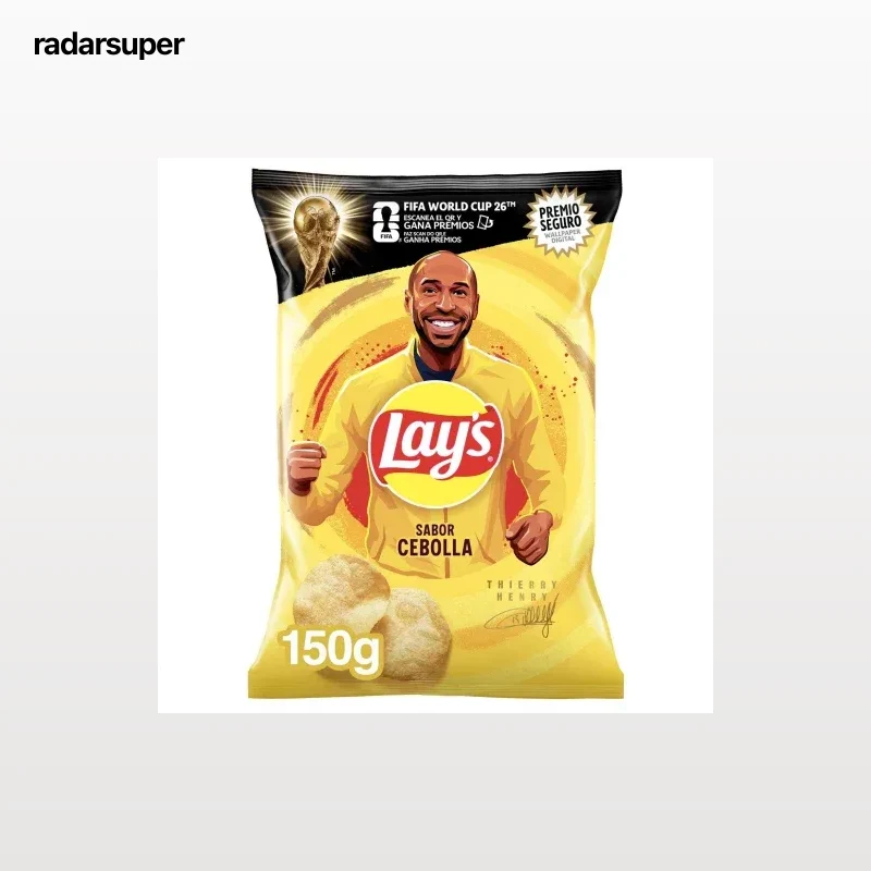 Patatas sabor cebolla Lay's sin gluten 150 g.
