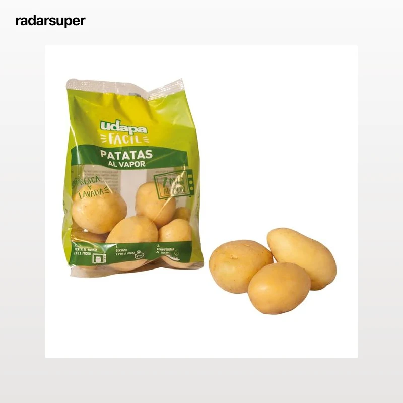 Patatas al vapor, especial microondas UDAPA FÁCIL 400 g.