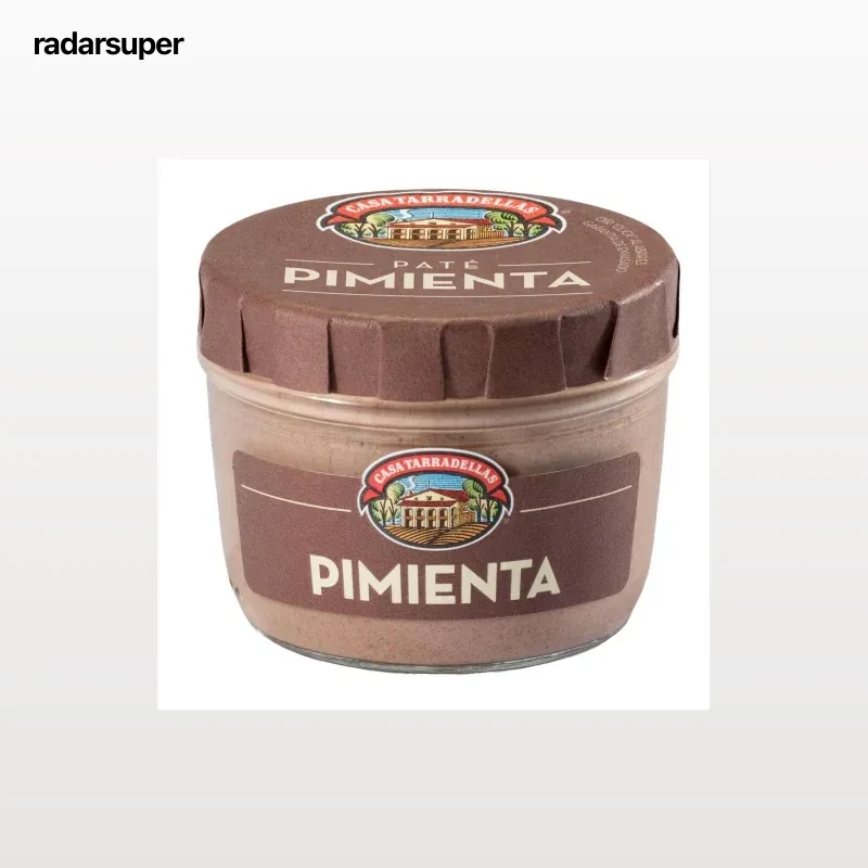 Paté a la pimienta Casa Tarradellas sin gluten 125 g.