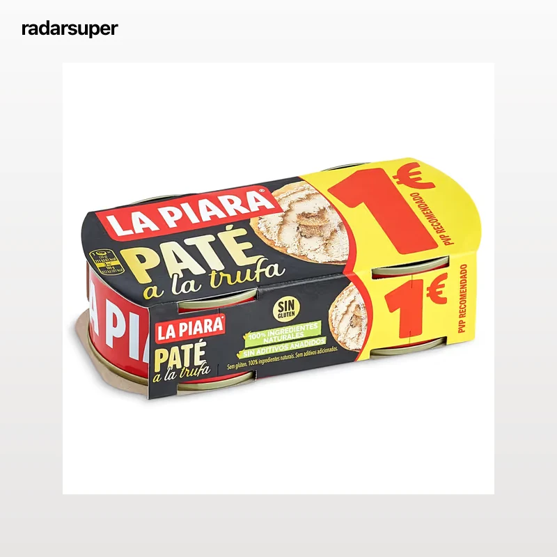 Paté a la trufa La piara 2 x 75 g