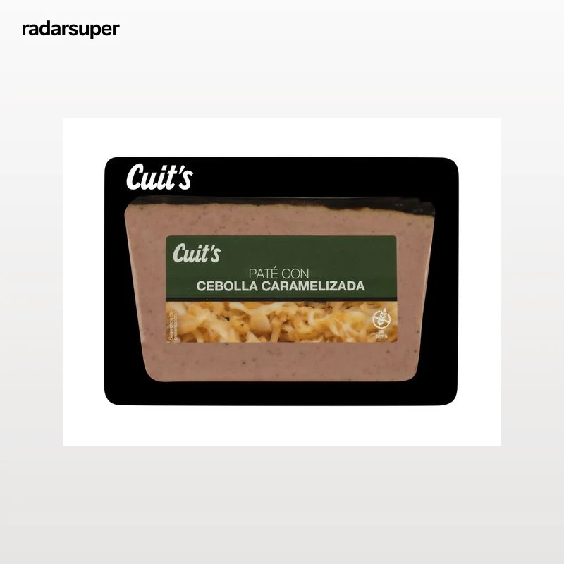 Paté con cebolla caramelizada Cuit'S bloc 125g