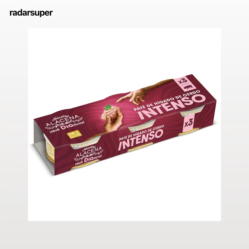 Paté de cerdo intenso Dia Nuestra Alacena 3 x 75 g