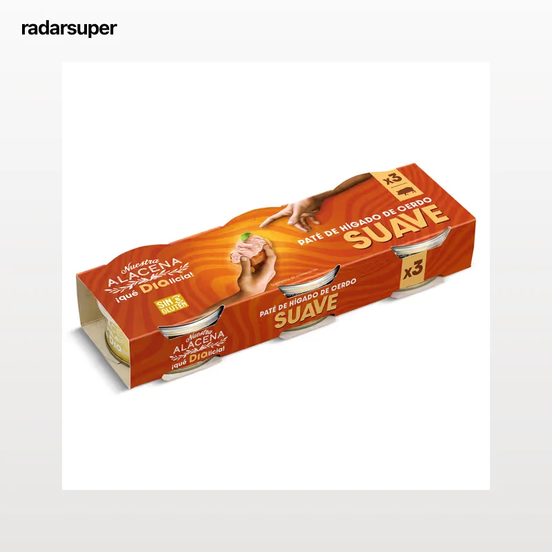 Paté de cerdo suave Dia Nuestra Alacena 3 x 75 g