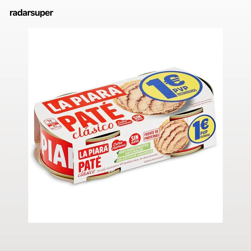 Paté clásico La piara 2 x 75 g