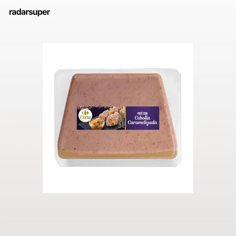 Paté con cebolla caramelizada Carrefour Extra 125 g
