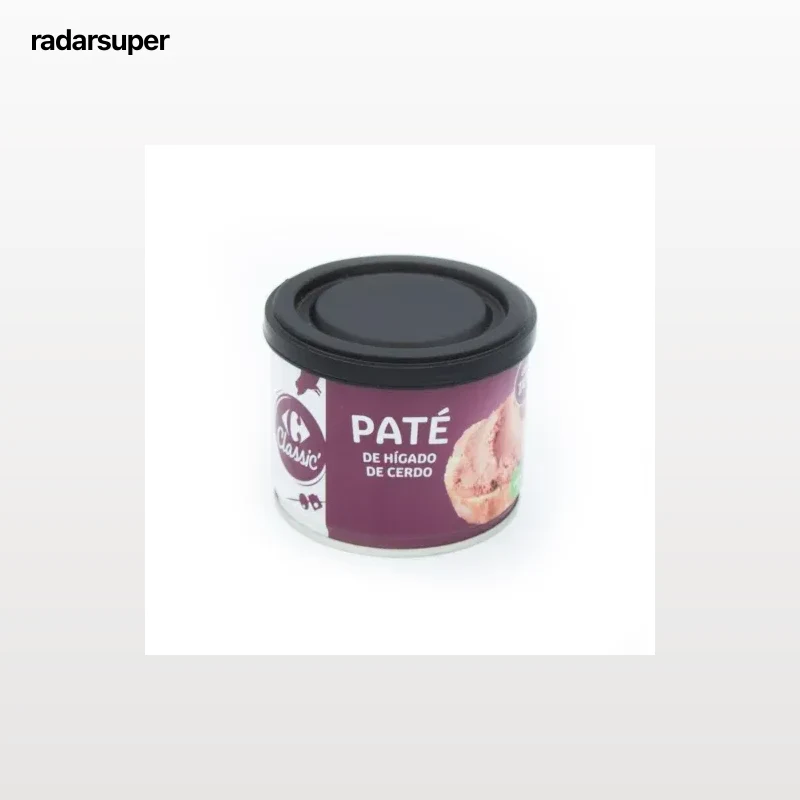 Paté de hígado de cerdo Classic Carrefour 200 g.