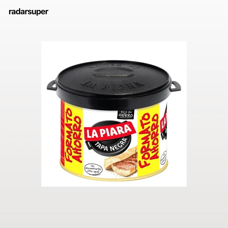 Paté de hígado de cerdo Tapa Negra La Piara 225 g.