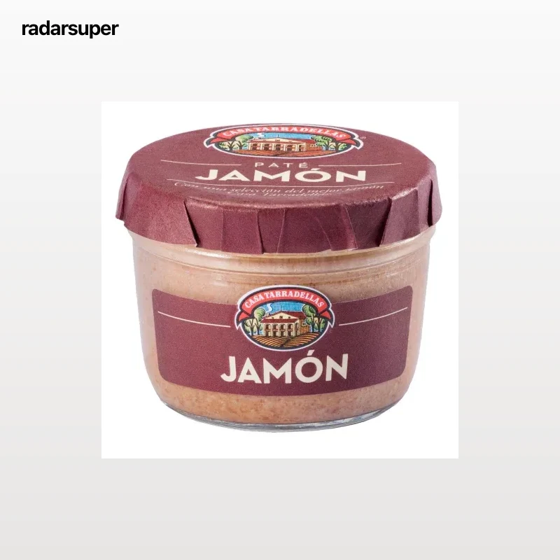 Paté de jamón Casa Tarradellas sin gluten 125 g.