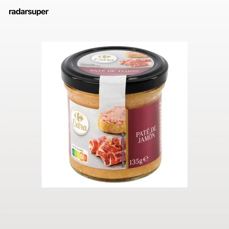 Paté de jamón Extra Carrefour 135 g.