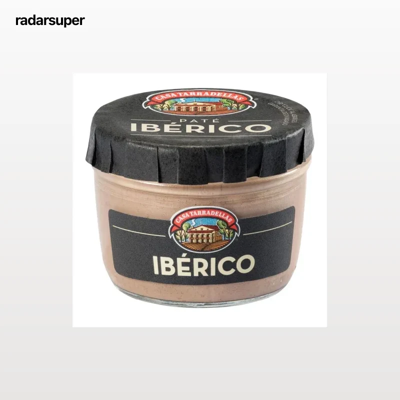 Paté de jamón ibérico Casa Tarradellas sin gluten 125 g.