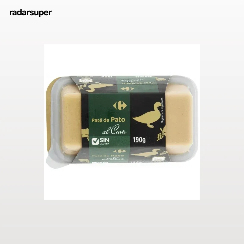 Paté de pato al cava Carrefour sin gluten 190 g