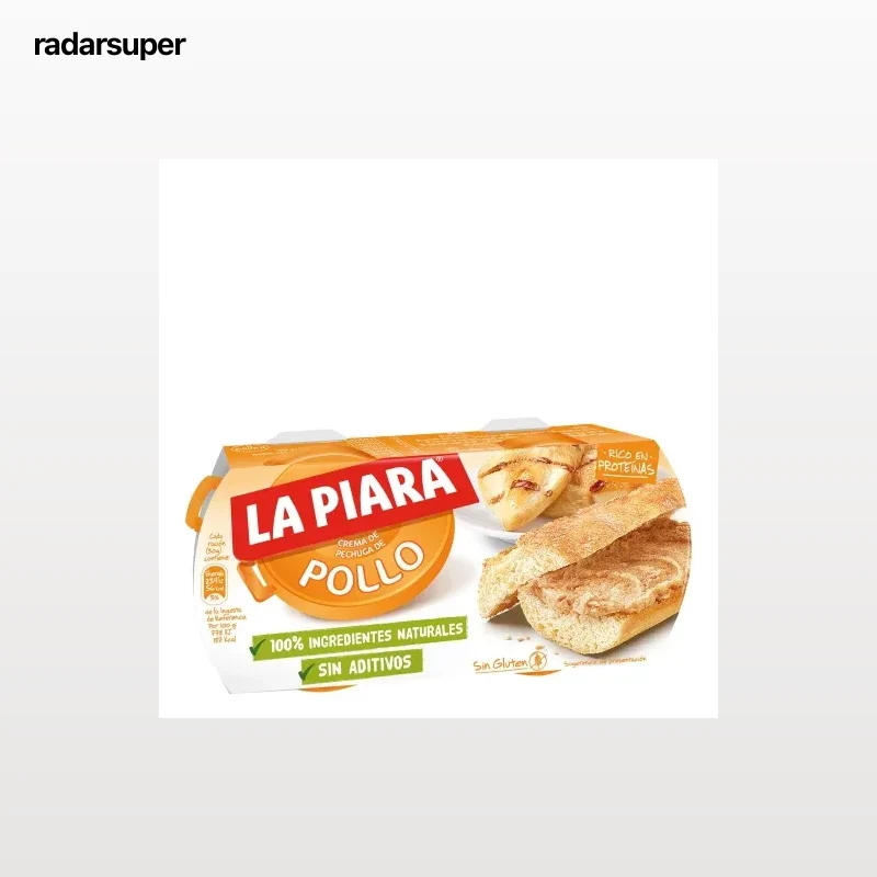 Paté de pollo La Piara 168 g.