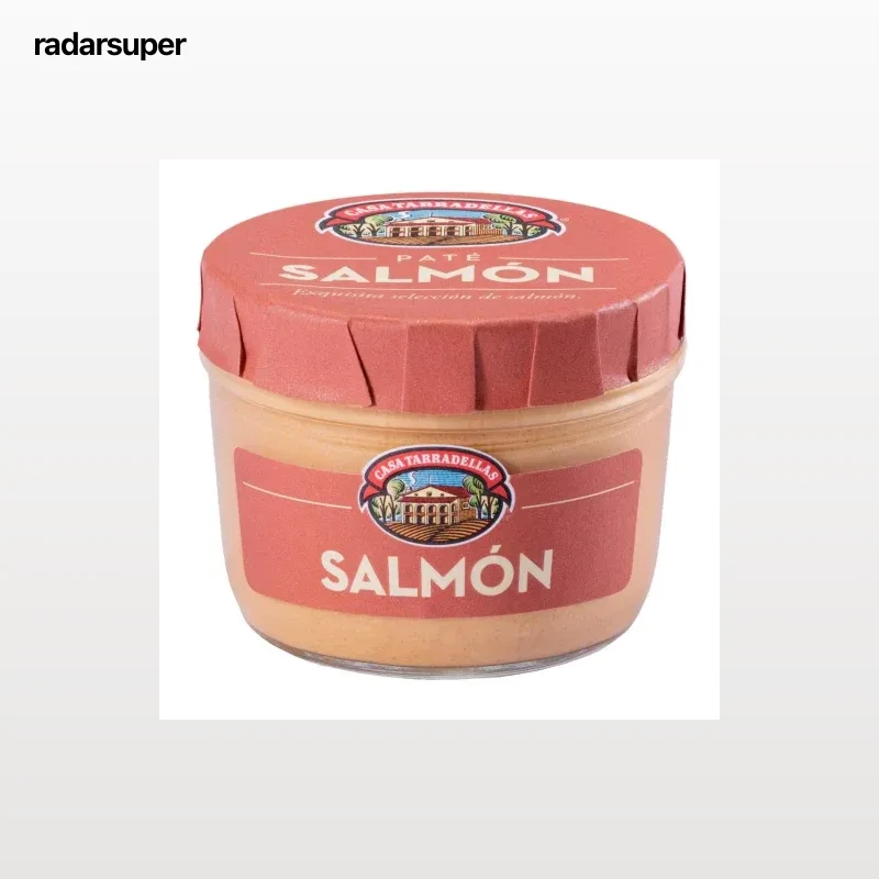 Paté de salmón Casa Tarradellas sin gluten 125 g.
