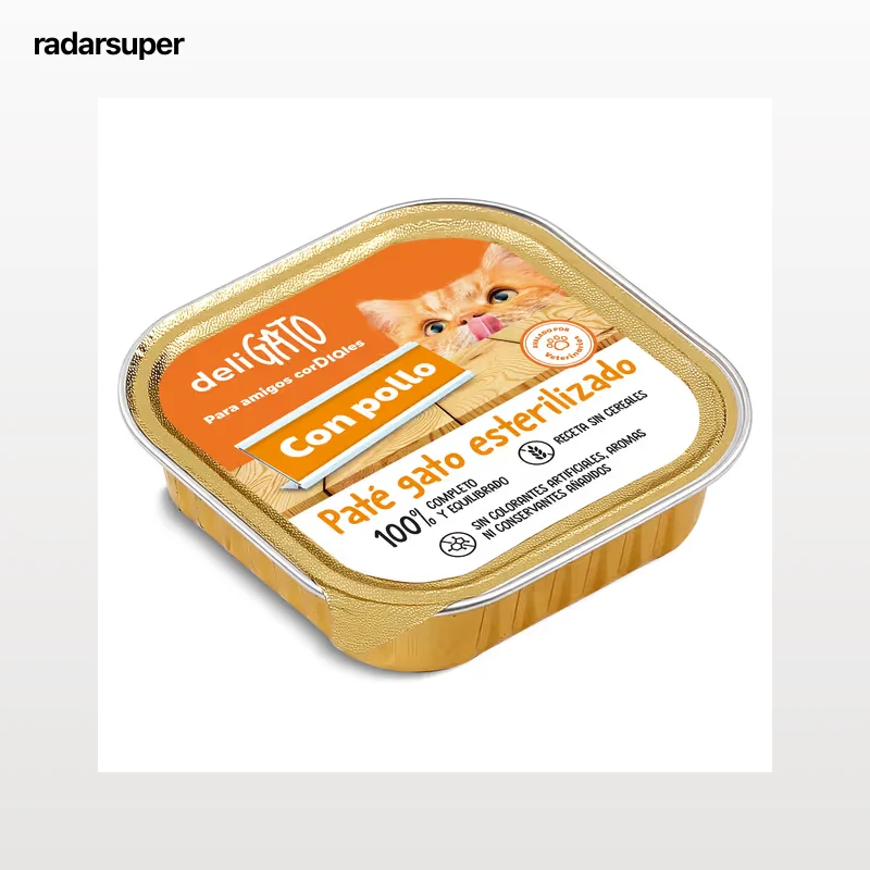 Paté para gato esterilizado con pollo Dia Deligato 100 g