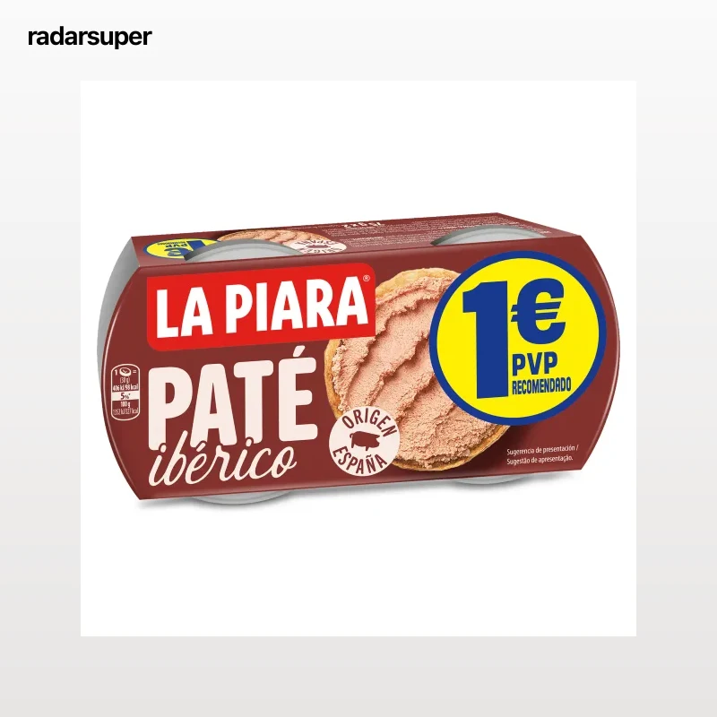 Paté ibérico La piara 2 x 75 g