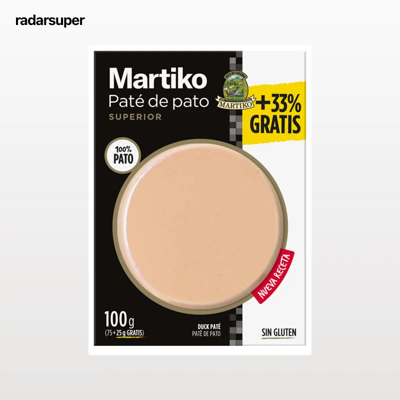 Paté de pato Martiko bloc 75g
