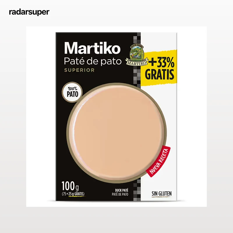 Paté de pato superior Martiko 75 g
