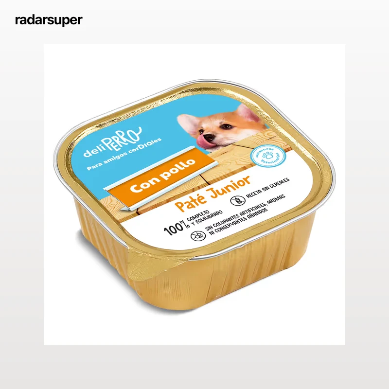 Paté para perros cachorros con pollo Dia Deliperro 300 g