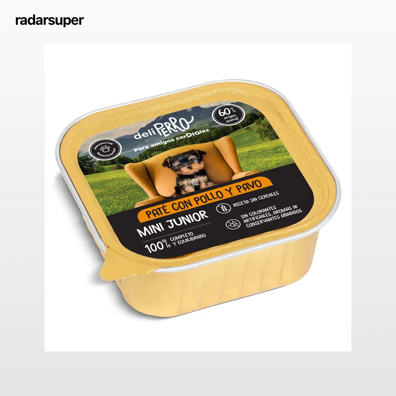 Paté para perros mini junior con pollo y pavo Dia Deliperro 150 g