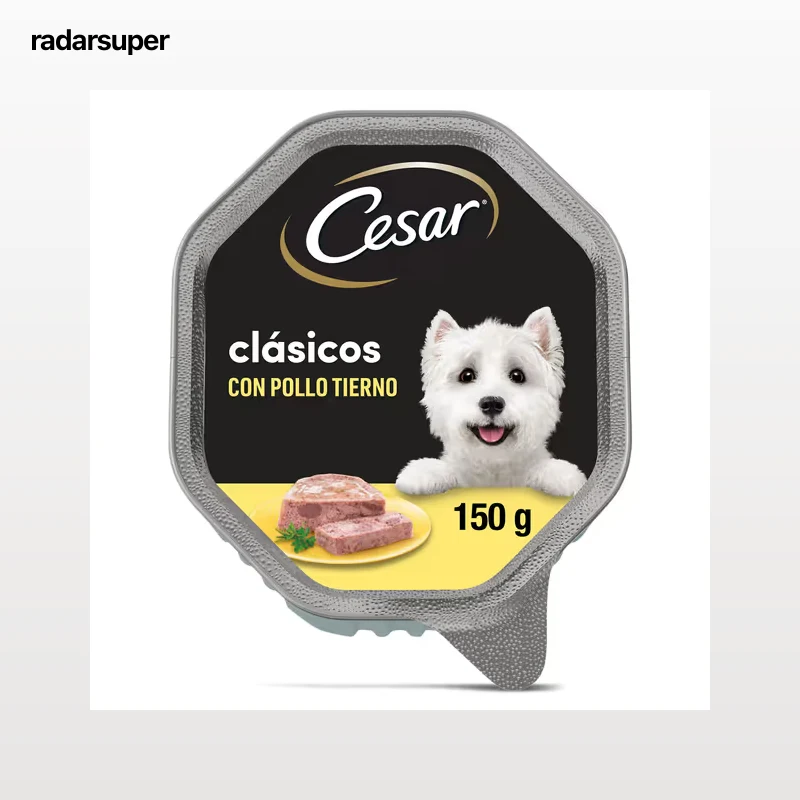 Paté para perros con pollo Cesar 150 g