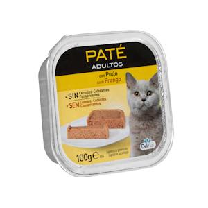 Paté con pollo gato adulto Delikuit