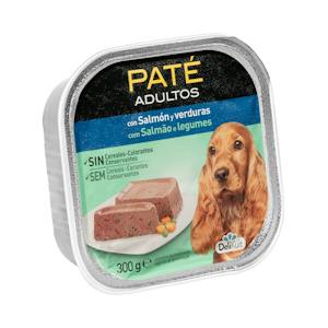 Paté con salmón y verduras perro adulto Delikuit