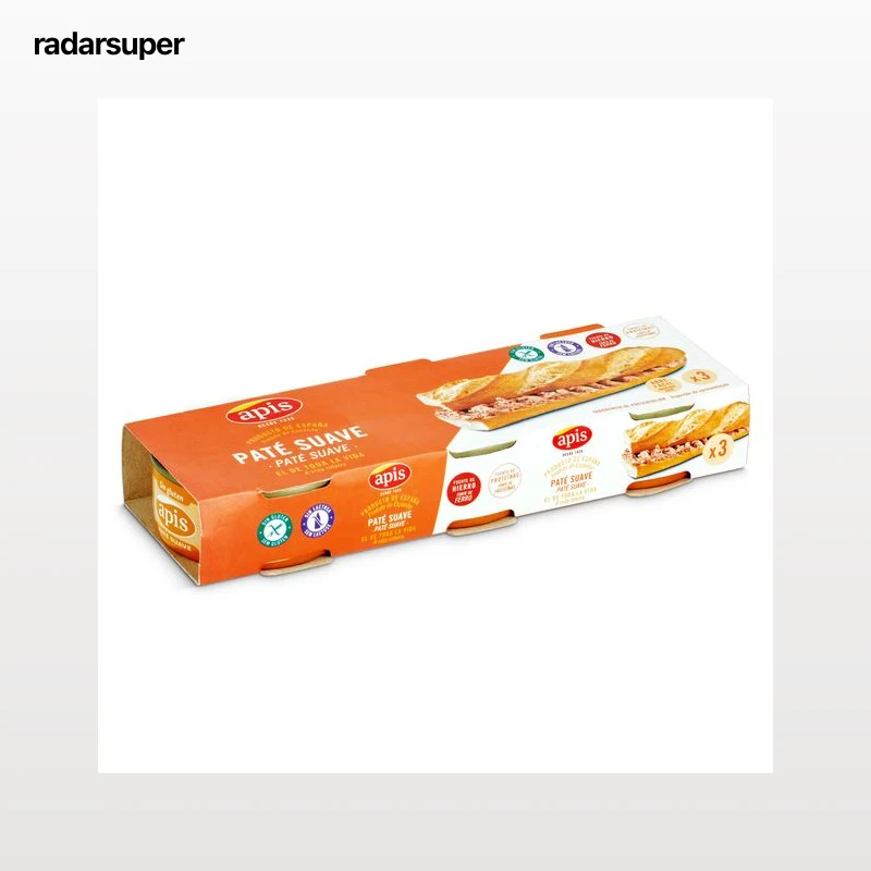 Paté suave Apis 3 x 80 g