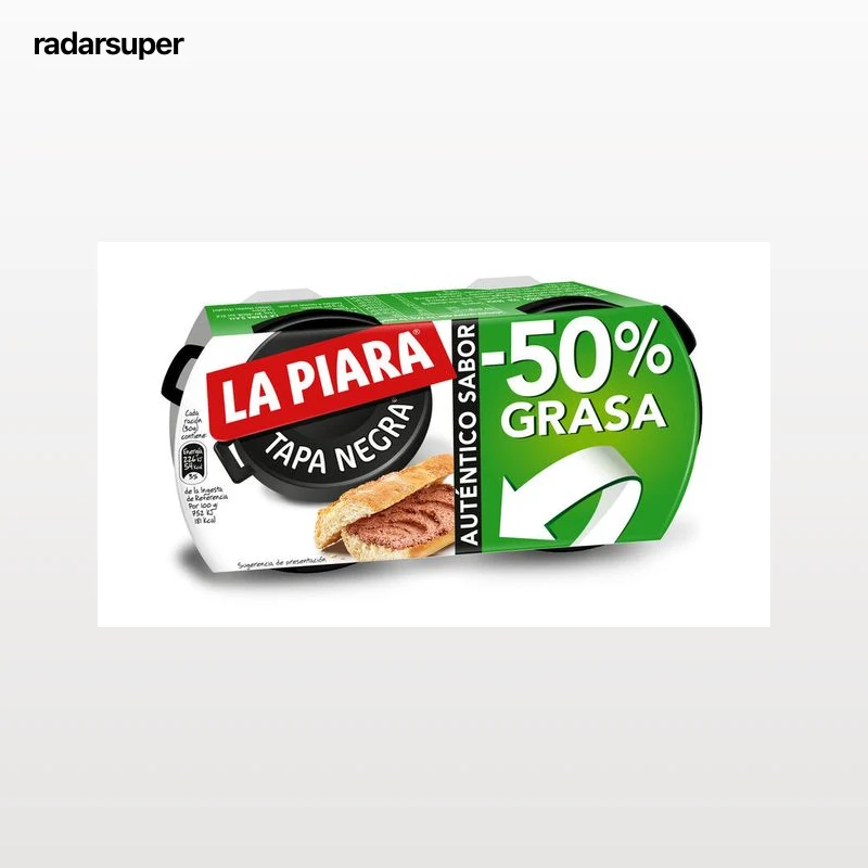 Paté tapa negra La Piara pack 2