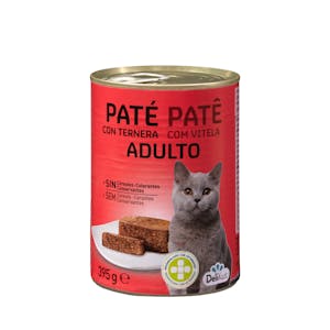 Paté con ternera gato adulto Delikuit