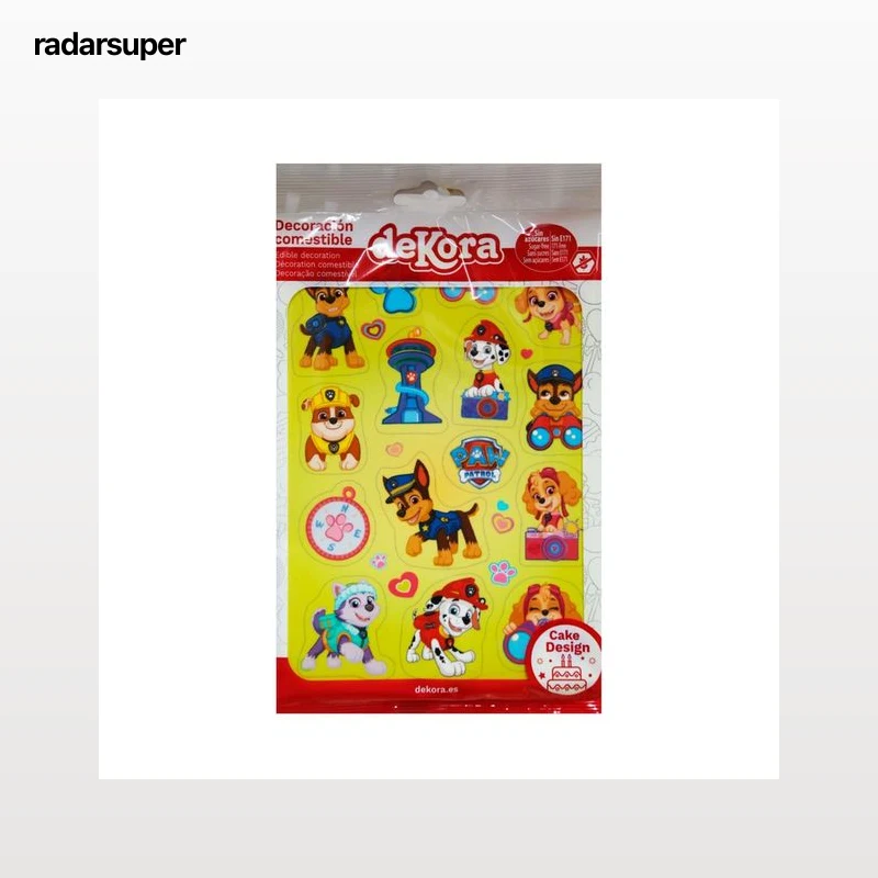 PATRULLA CANINA Decoración comestible 17,5 g.