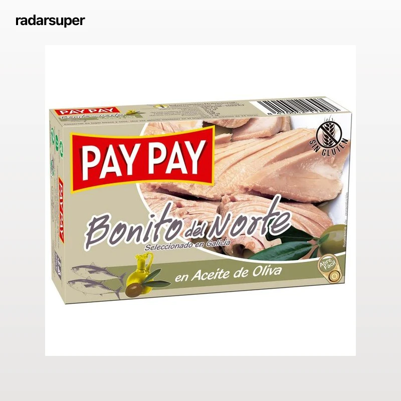 PAY PAY Bonito del norte en aceite de oliva lata de 72 g.