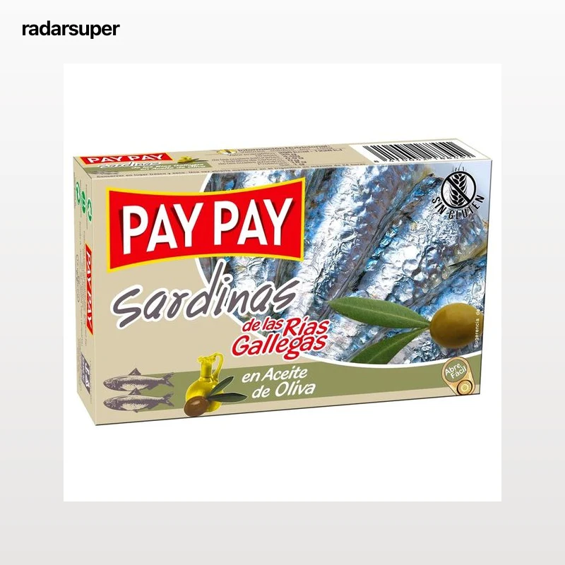 PAY PAY Sardinas en aceite de oliva 88 g.